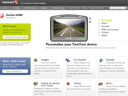 Free voices for tomtom gps